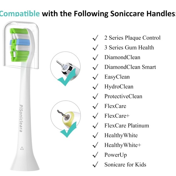 NIB, Replacement Toothbrush Heads (10pk) - Compatible with Philips Sonicare - Picture 3 of 5